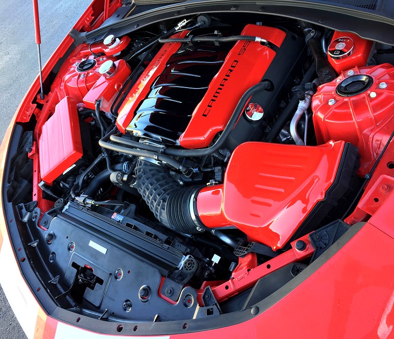2016-2023 Camaro Chrome Etched Billet Engine Caps